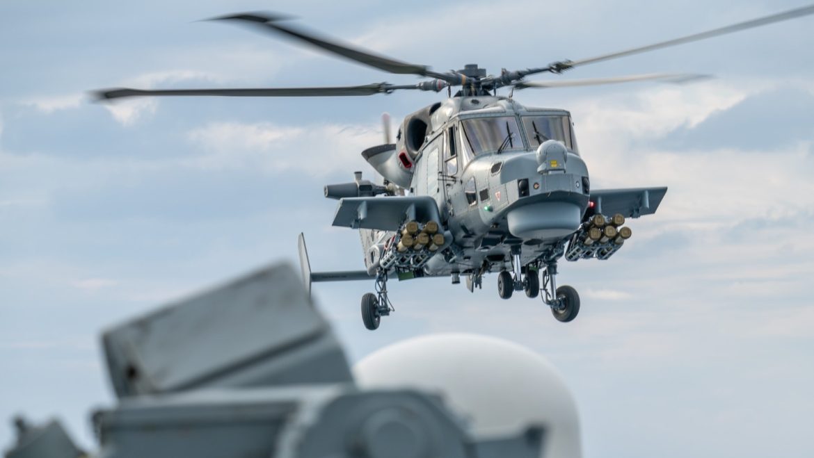 Royal Navy Merlin Mk4 helicopter