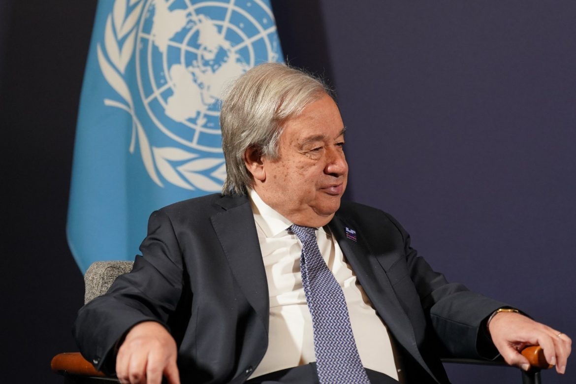 UN secretary-general Antonio Guterres