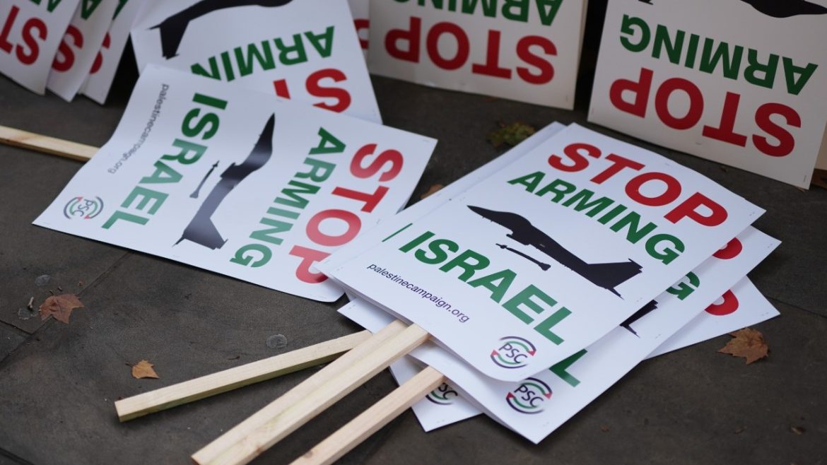 Stop Arming Israel Signs