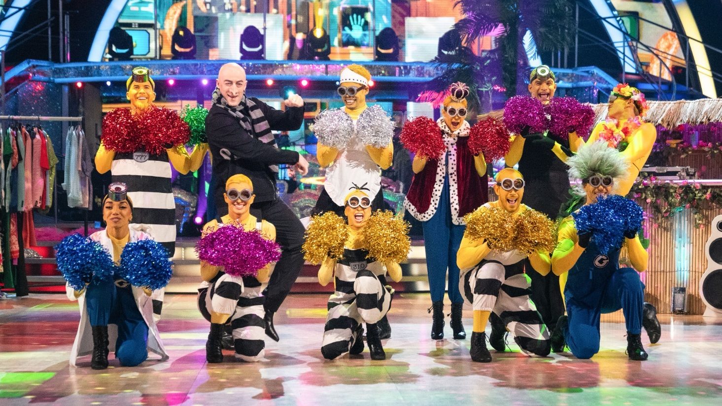 Strictly professionals transform into Despicable Me minions for movie week