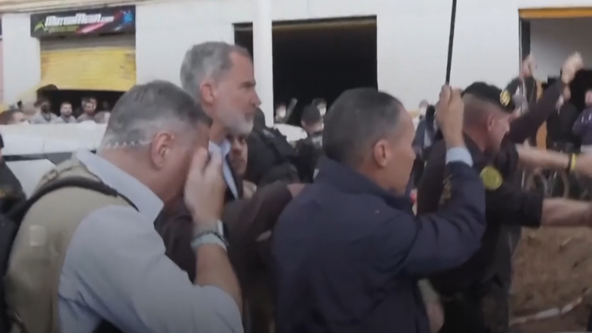 King Felipe VI Visits Flood Disaster Area