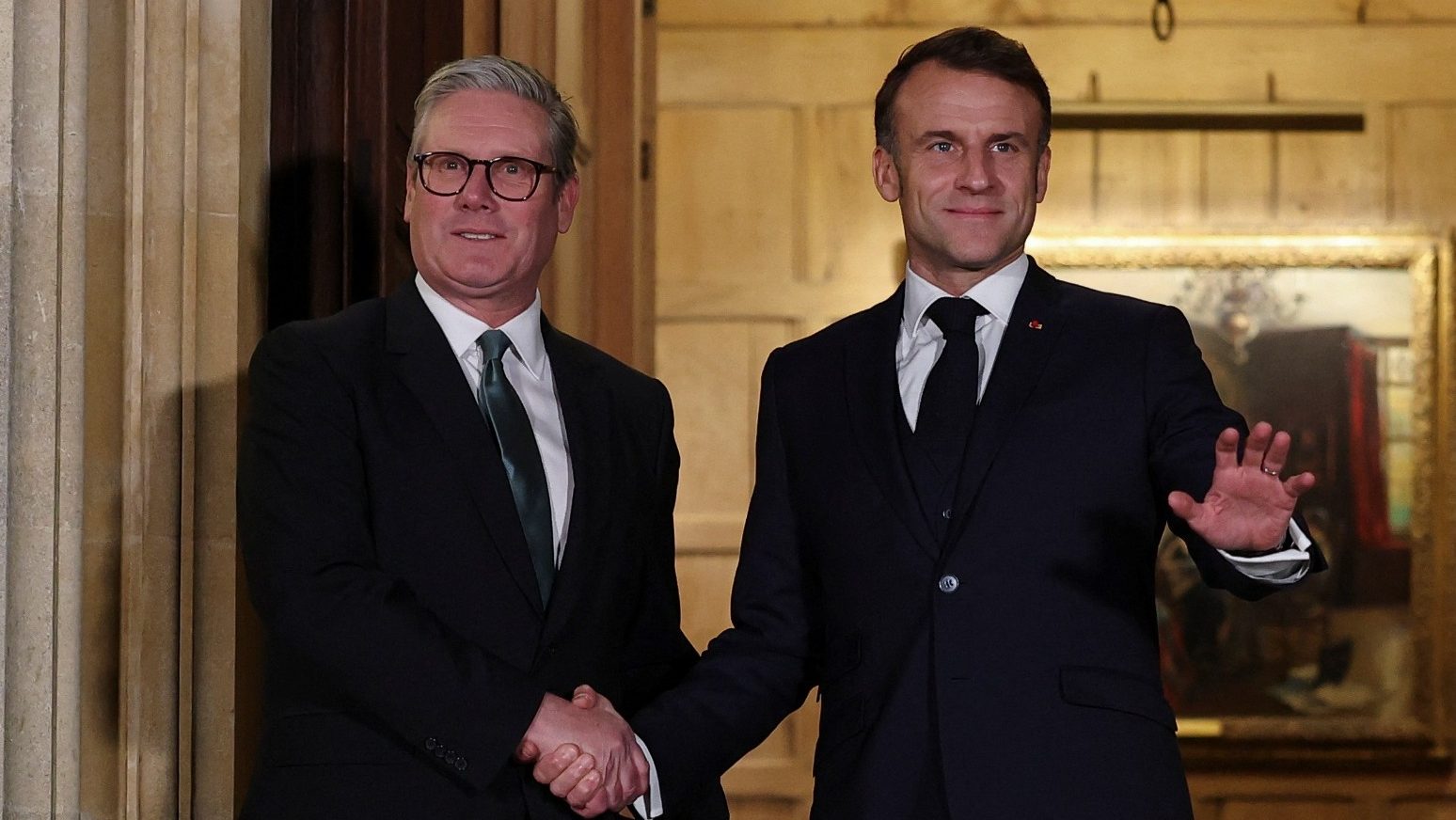 The Prime Minister welcomed French President Emmanuel Macron to Chequers on Thursday evening for wide-ranging discussions over dinner.