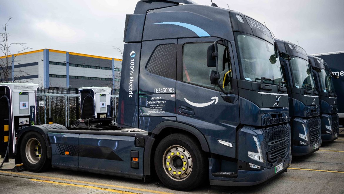 Amazon announces biggest ever order of electric HGV's