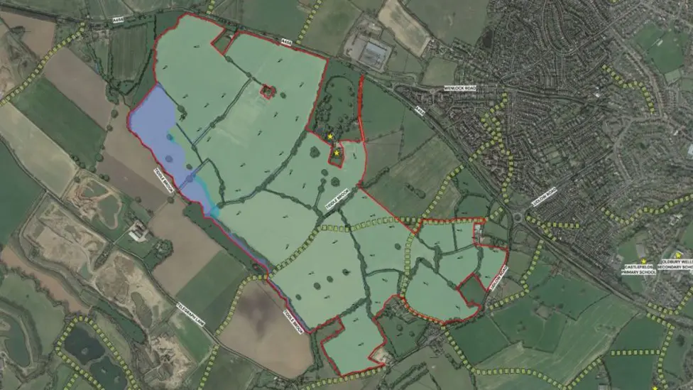 Plans for a 1,500-home housing development are due to go on show next month.