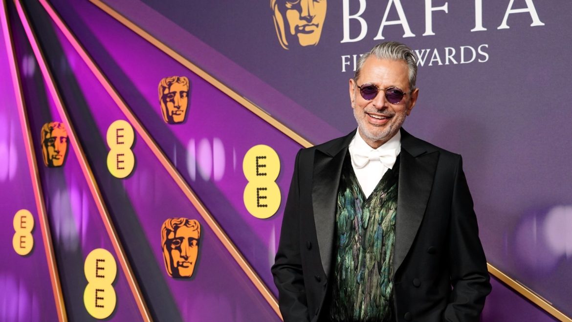 Jeff Goldblum and David Tennant lead early Bafta arrivals