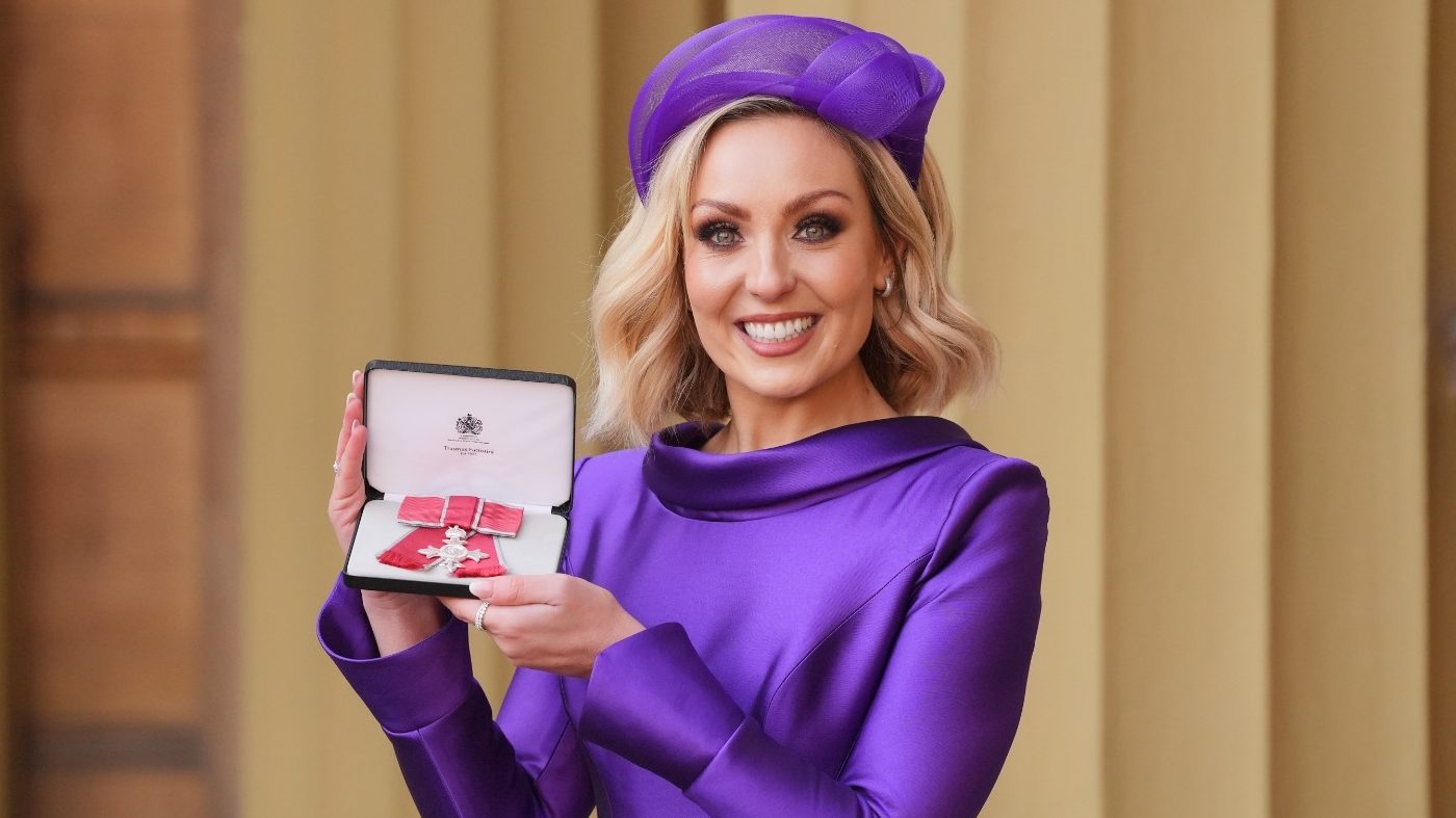 Strictly’s Amy Dowden discussed chemotherapy with Charles as she was made an MBE