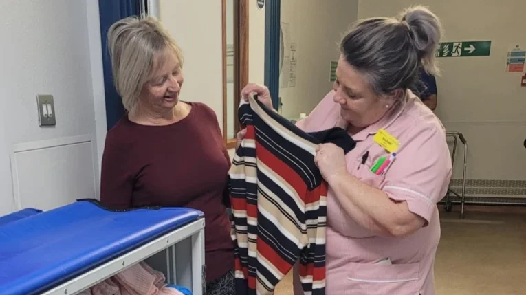 Shropshire Hospital clothing scheme gets patients moving