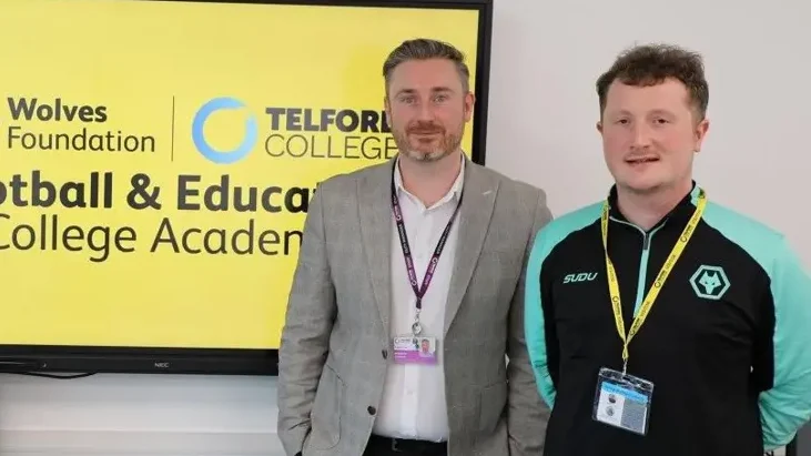 Football charity relaunches Shropshire College BTec course