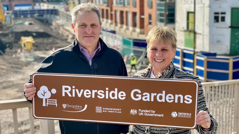 Shropshire park named Riverside Gardens following public vote