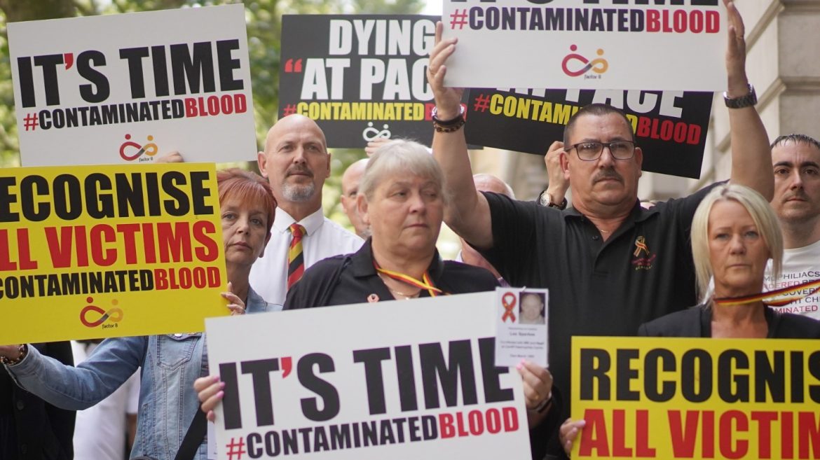Victims of the infected blood scandal fear they'll die before they get compensation