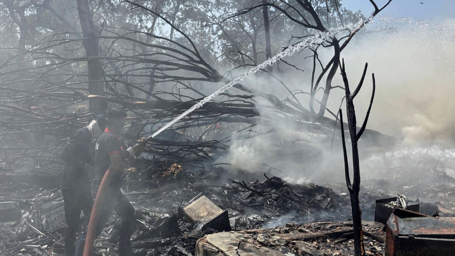 Gatwick-bound plane carrying 53 British nationals crashes in India