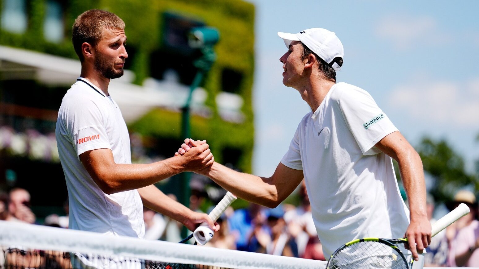 British qualifier Oliver Tarvet races to victory on Wimbledon debut
