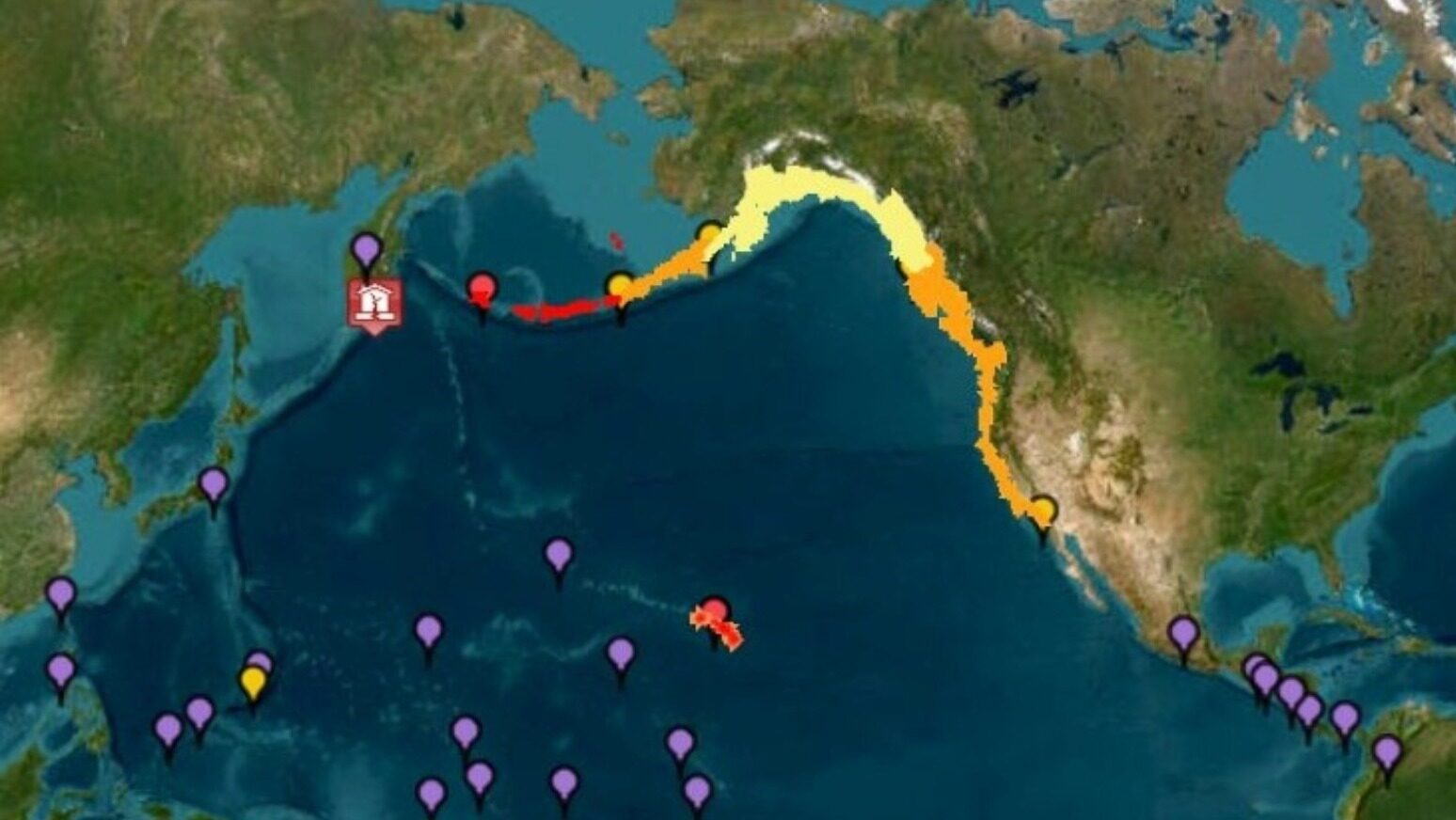 Tsunami warnings across Pacific Ocean after 8.8 magnitude earthquake